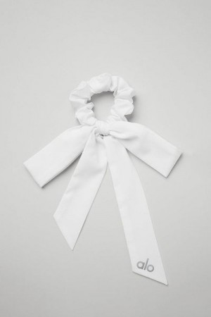 Acessórios De Cabelo Alo Yoga Love Knots Tie Scrunchie Accessories Branco | 9468-KMIWZ