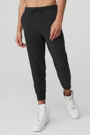 Calças Alo Yoga Co-Op 7/8 Masculino Pretas | 3418-QCMGE