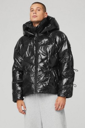 Jaqueta Puffer Alo Yoga Stunner Masculino Pretas | 6795-UIZEN