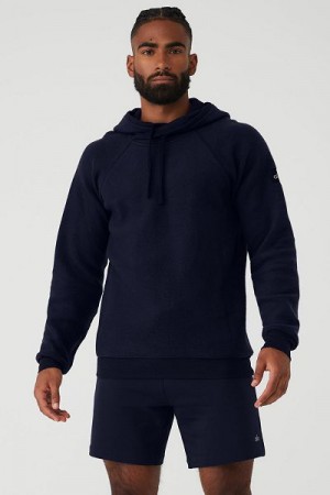 Moletom com Capuz Alo Yoga The Triumph Masculino Azul Marinho | 5627-ZUIPX