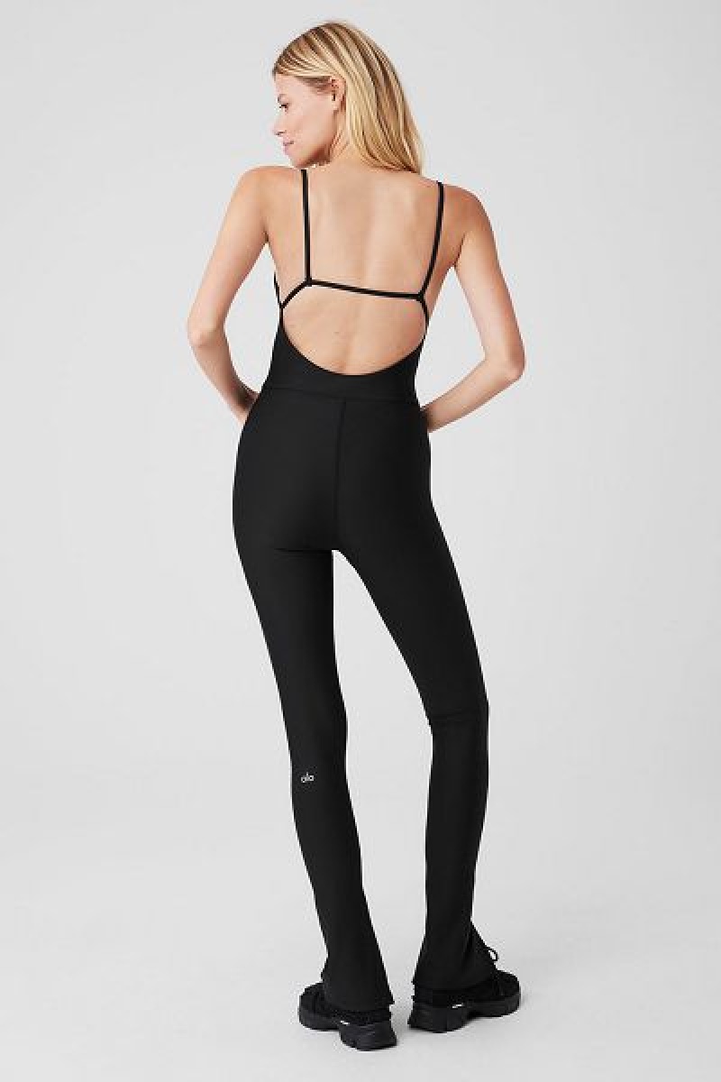 Body Alo Yoga Airlift Disco Daze Feminino Pretas | 9280-ZUXYQ