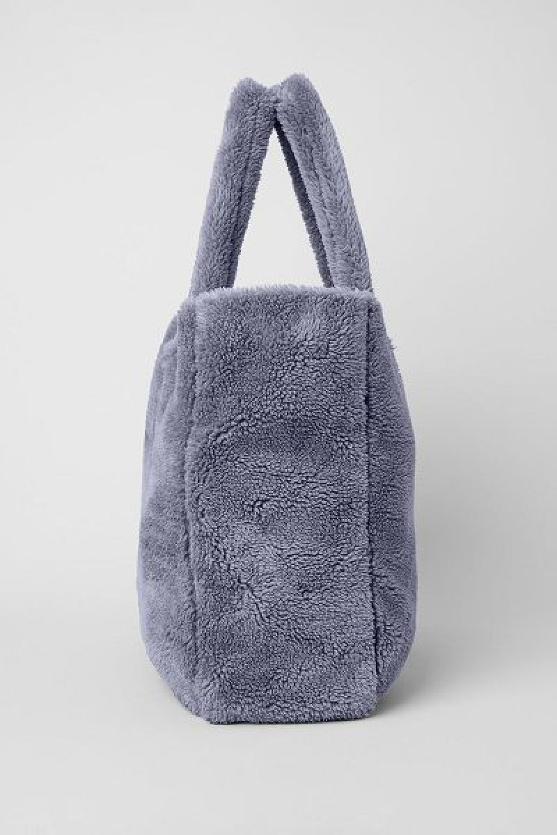 Bolsas Tote Alo Yoga Foxy Sherpa Accessories Azuis | 4325-LMUVK