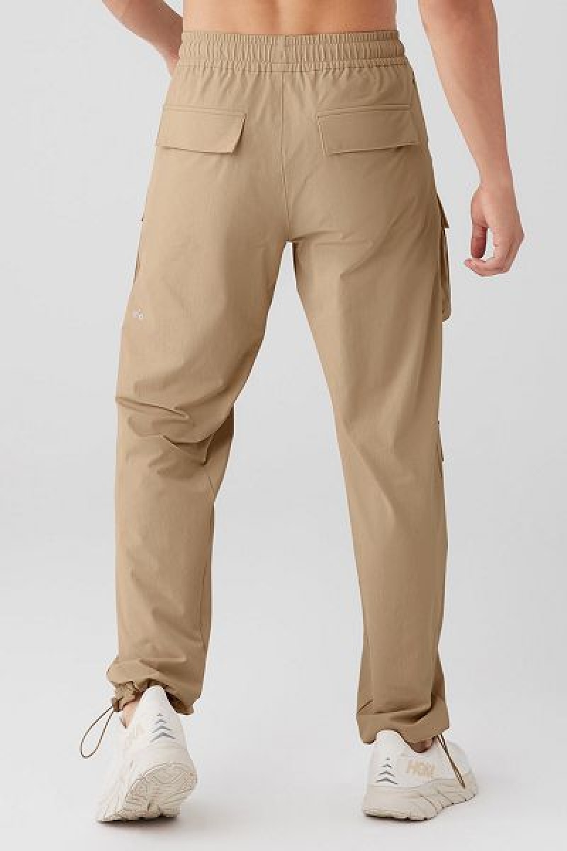 Calças Alo Yoga Cargo Venture Masculino Caqui | 2953-JMOAL