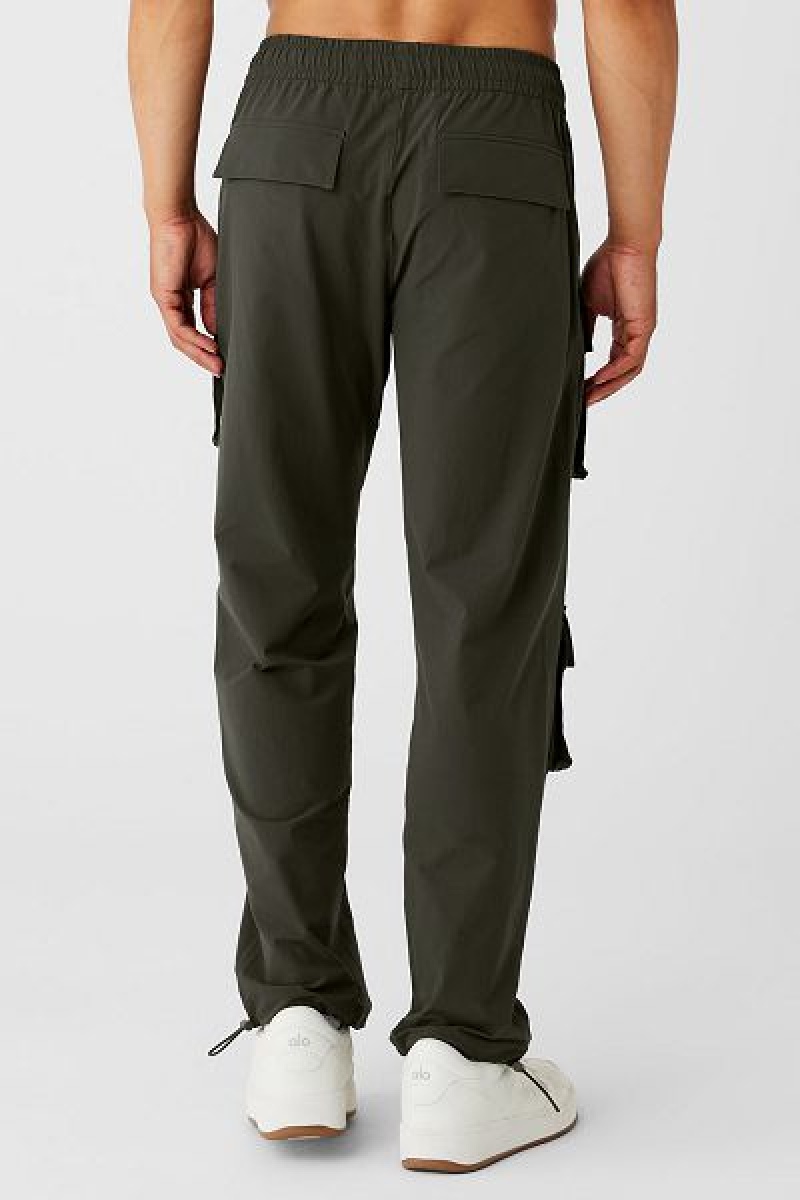 Calças Alo Yoga Cargo Venture Masculino Verdes | 4782-DLXEN