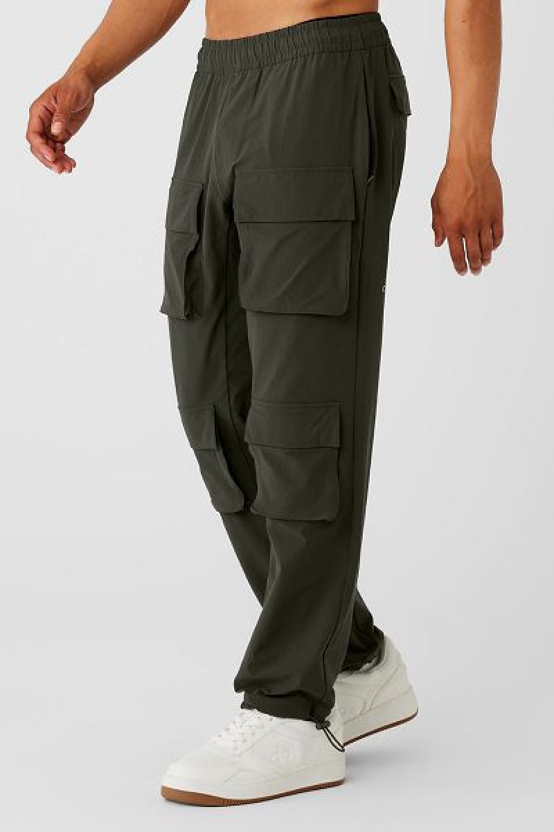 Calças Alo Yoga Cargo Venture Masculino Verdes | 4782-DLXEN