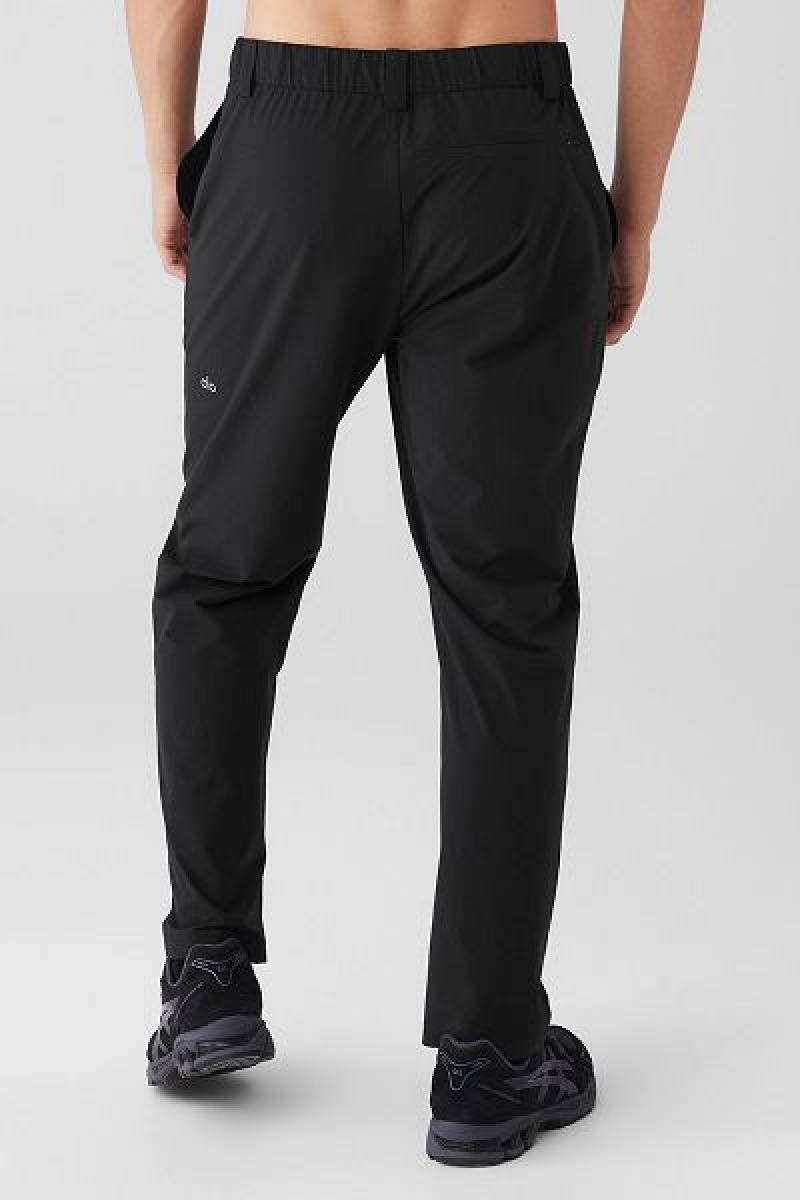 Calças Alo Yoga Co-Op Cropped Tech Masculino Pretas | 0357-MNHKS