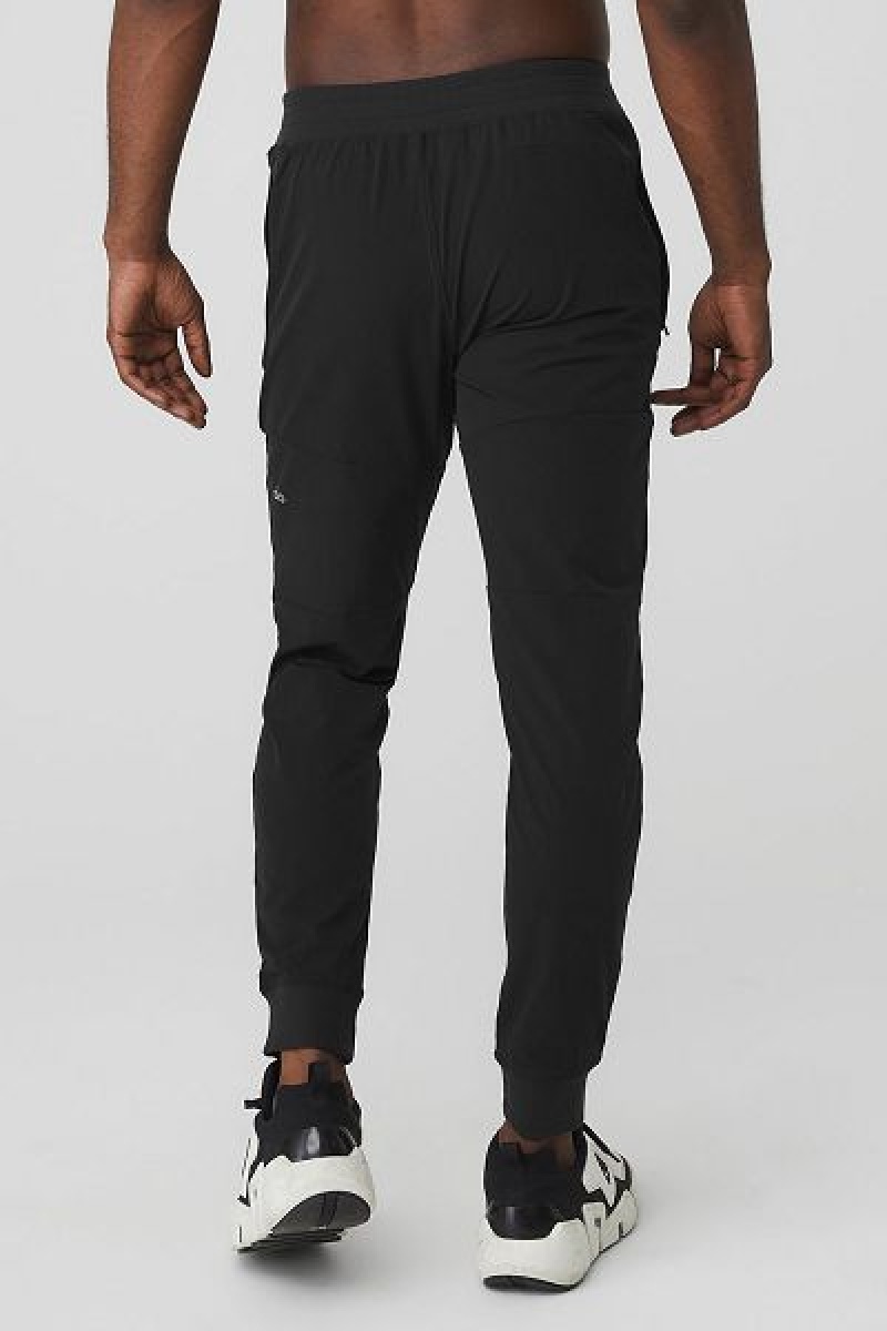 Calças Alo Yoga Co-Op Masculino Pretas | 1678-UNOAJ