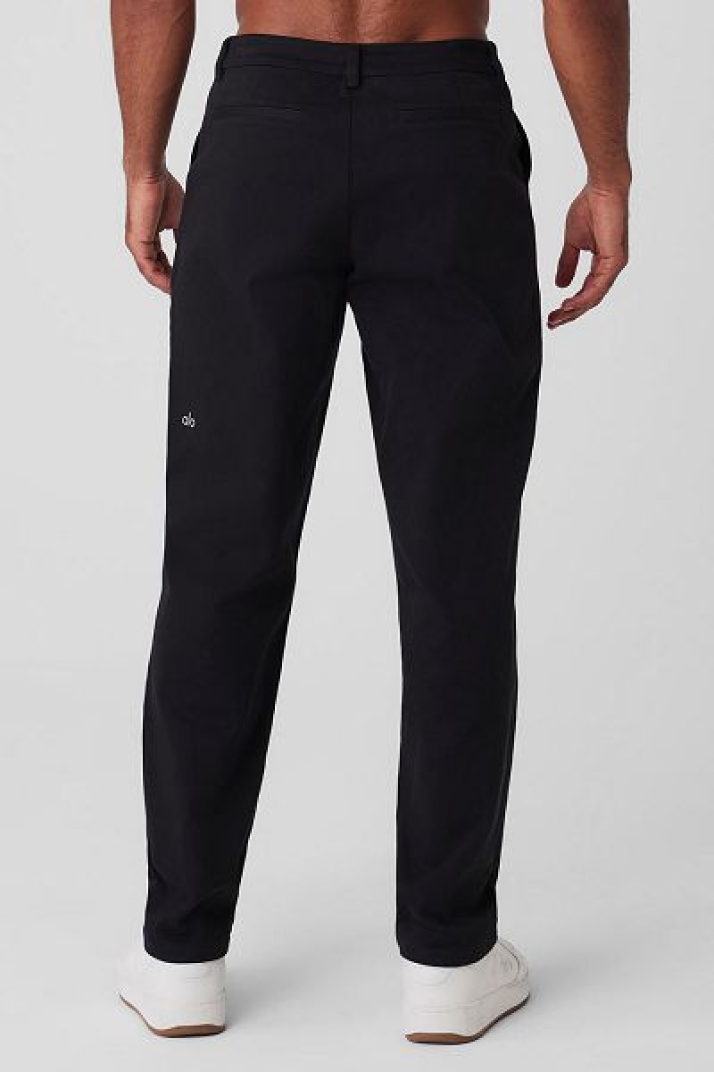 Calças Alo Yoga Edition Sueded Masculino Pretas | 4903-YQTXL