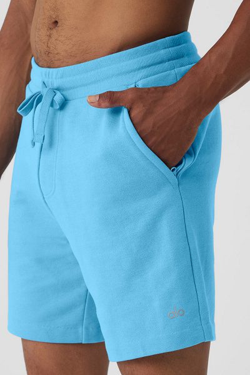 Calção Alo Yoga Chill Masculino Azuis | 4631-AVUOP