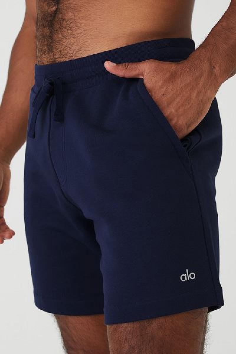 Calção Alo Yoga Chill Masculino Azul Marinho | 2871-IKGVA