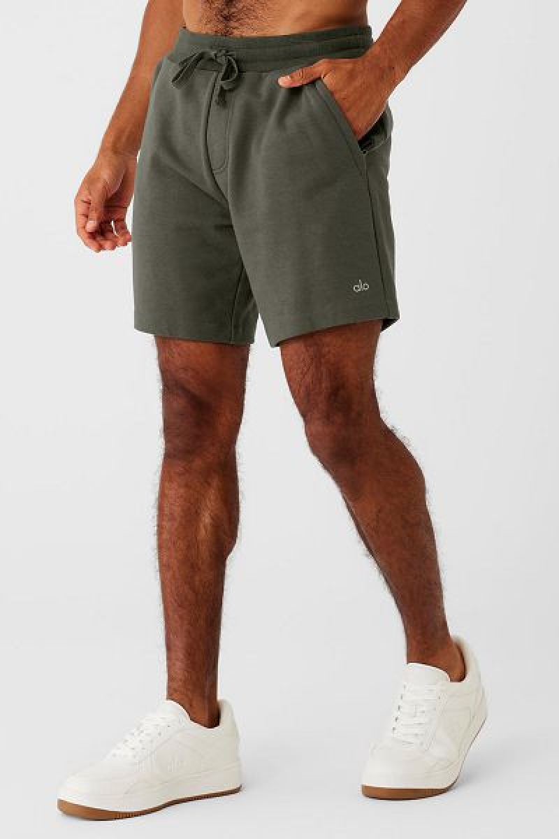 Calção Alo Yoga Chill Masculino Verdes | 8236-YBGDW