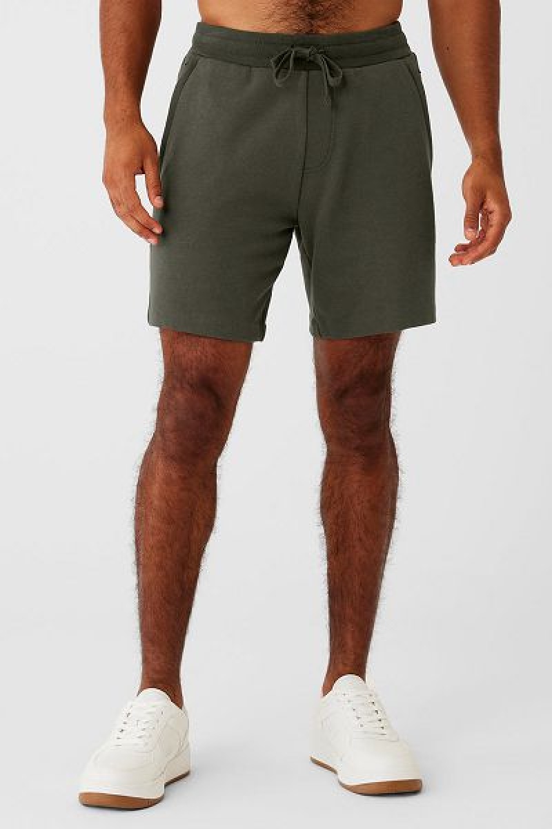 Calção Alo Yoga Chill Masculino Verdes | 8236-YBGDW