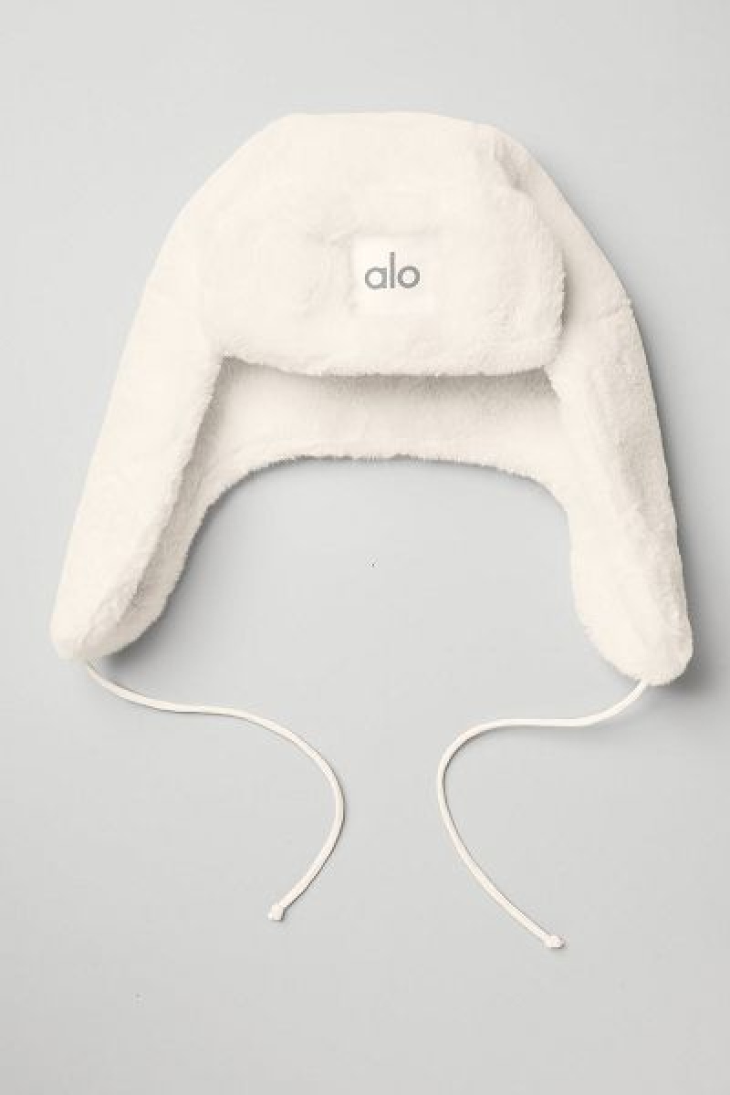 Chapeus Alo Yoga Faux Fur Polar Accessories Branco | 1968-DUWFQ