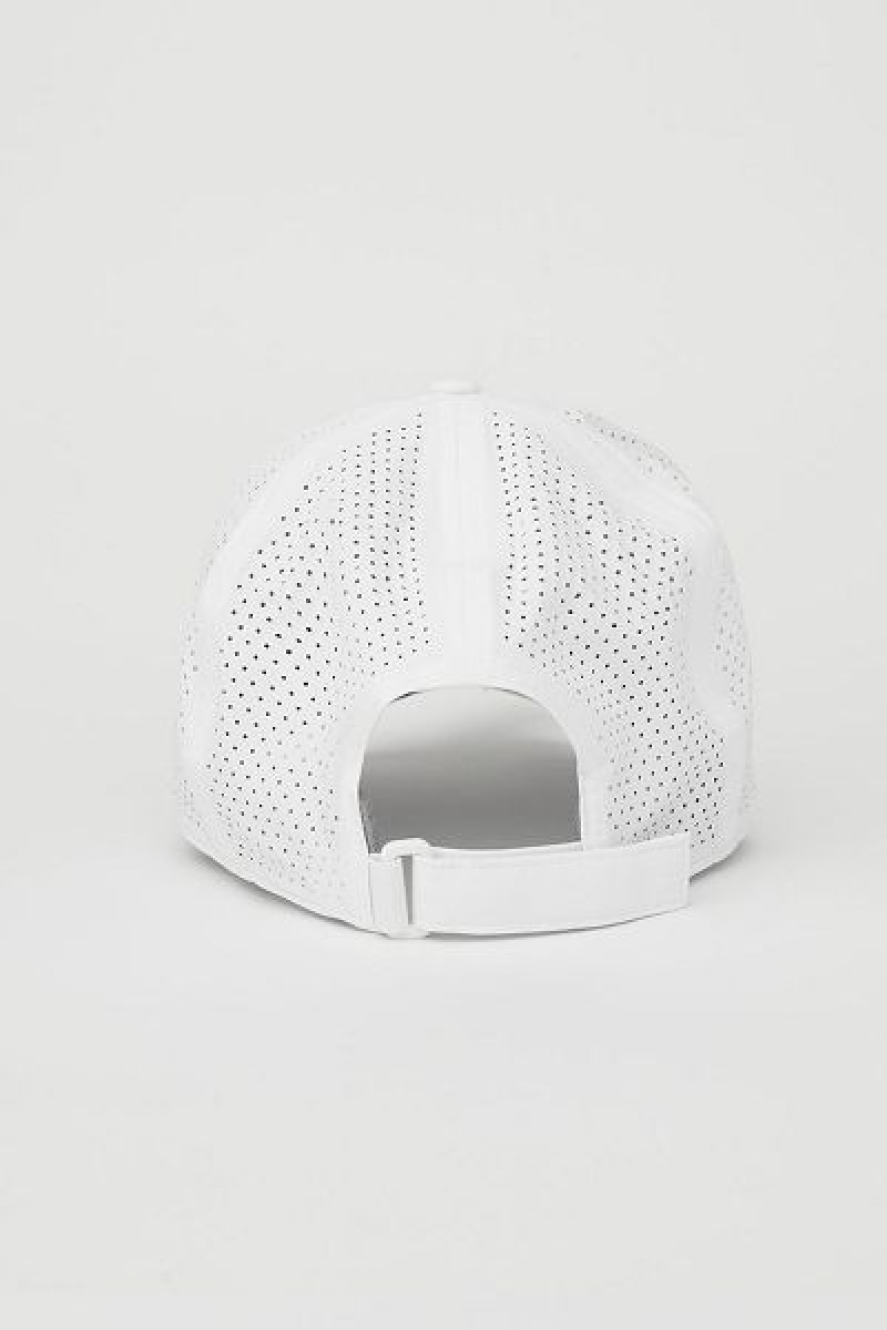 Chapeus Alo Yoga Performance District Trucker Accessories Branco Pretas | 6120-HGJOZ