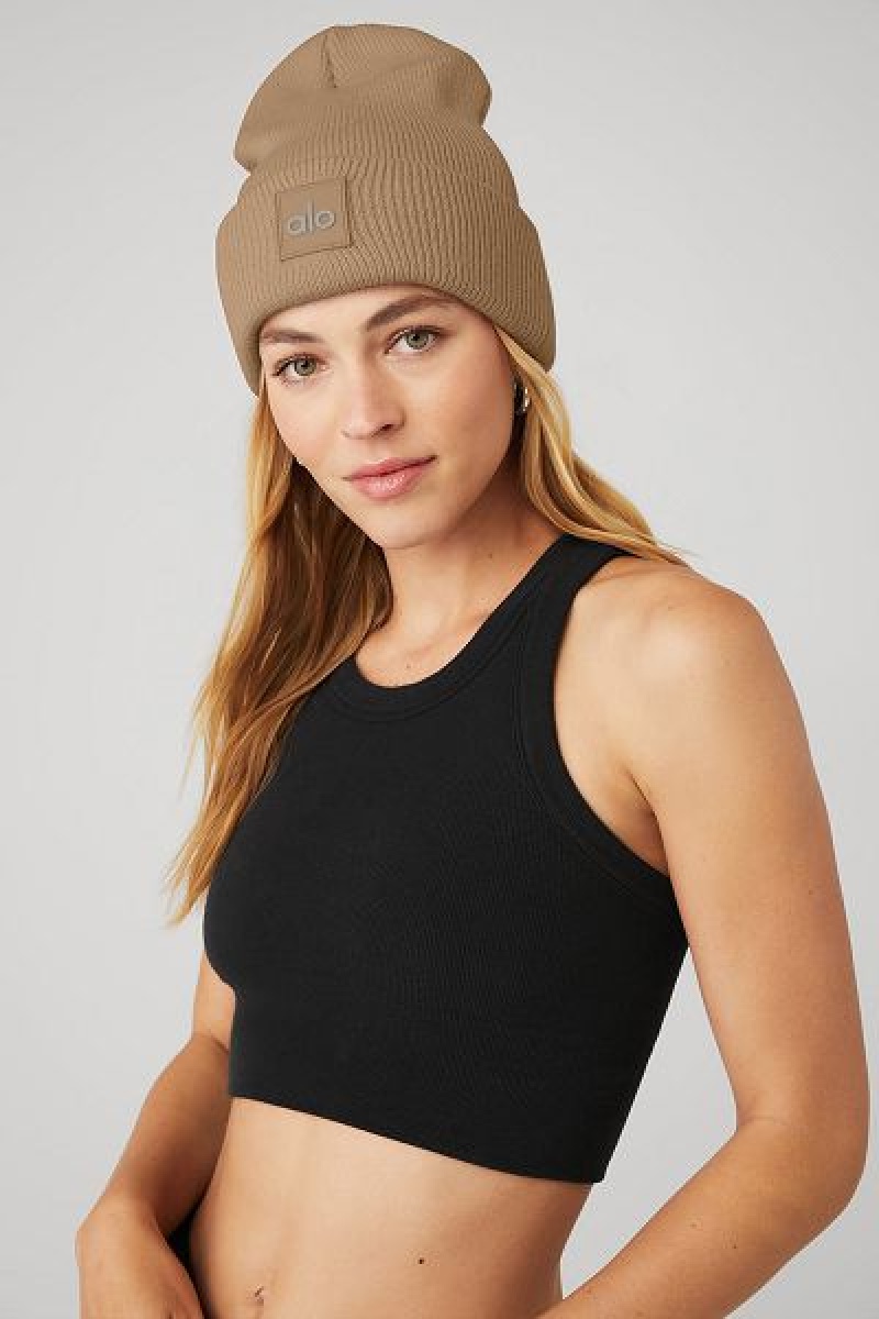 Gorro Alo Yoga Everyday Accessories Caqui | 0214-LXBWM