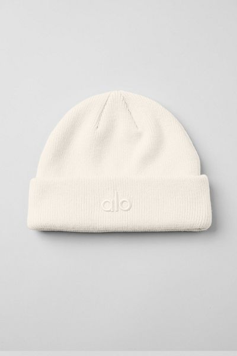 Gorro Alo Yoga Notable Accessories Branco | 7240-DZJLX