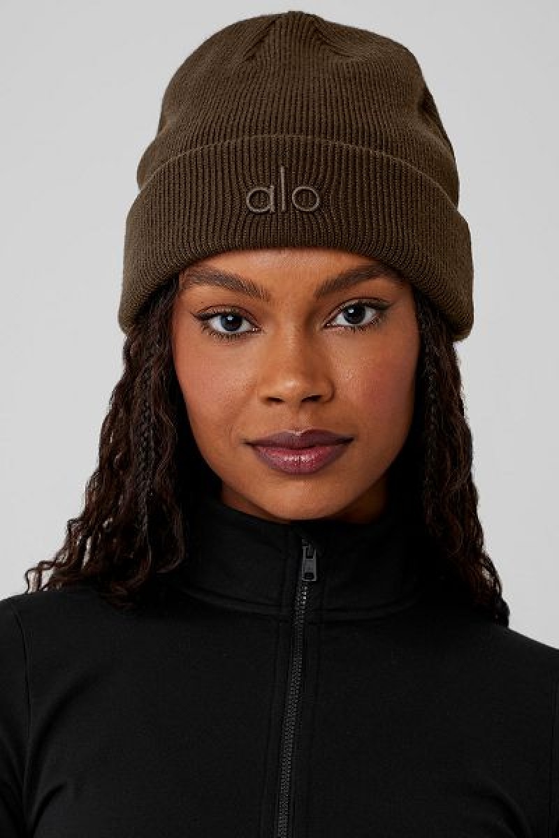 Gorro Alo Yoga Notable Accessories Marrom | 2419-BWNQI