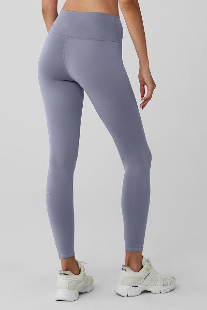 Leggings Alo Yoga 7/8 High-Cintura Airlift Feminino Azuis | 3826-DNFTM