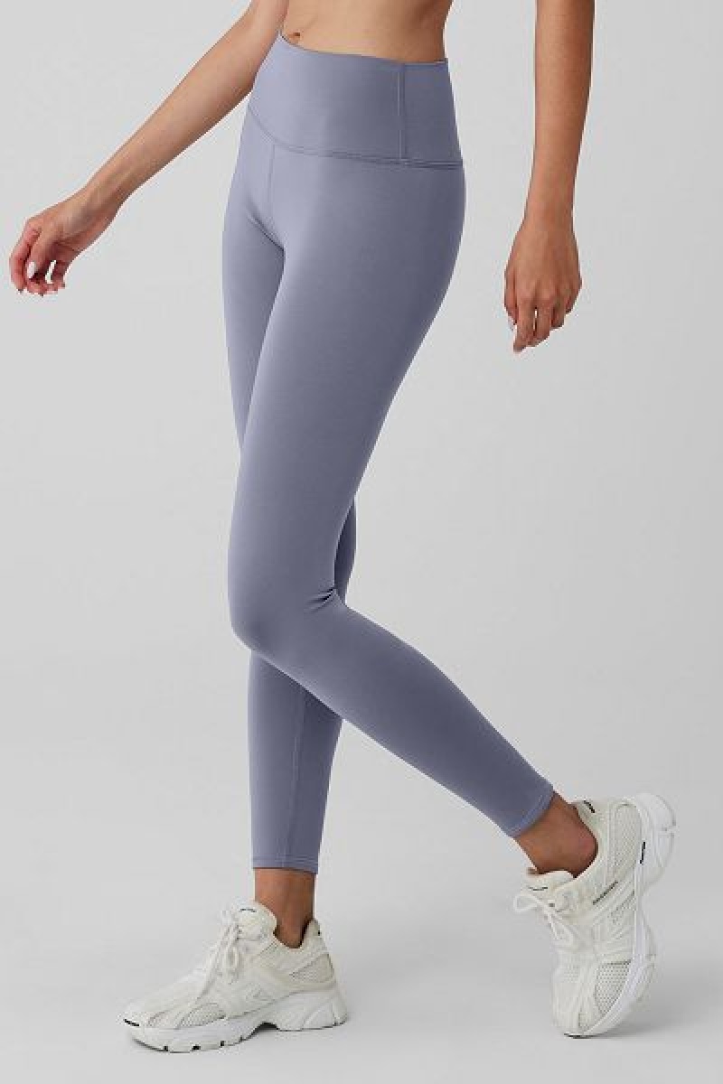 Leggings Alo Yoga 7/8 High-Cintura Airlift Feminino Azuis | 3826-DNFTM