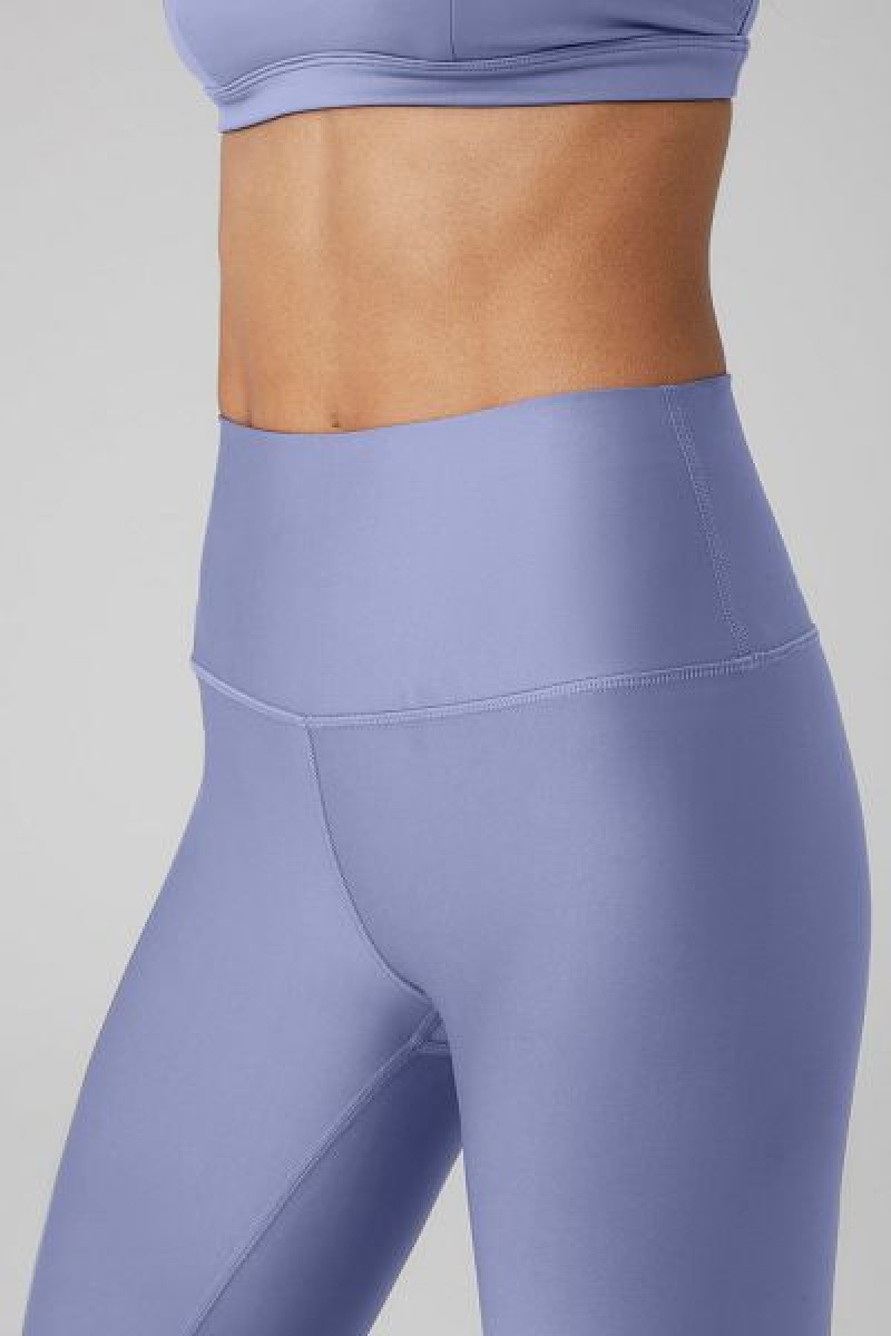 Leggings Alo Yoga 7/8 High-Cintura Airlift Feminino Azuis | 7453-QLSPR