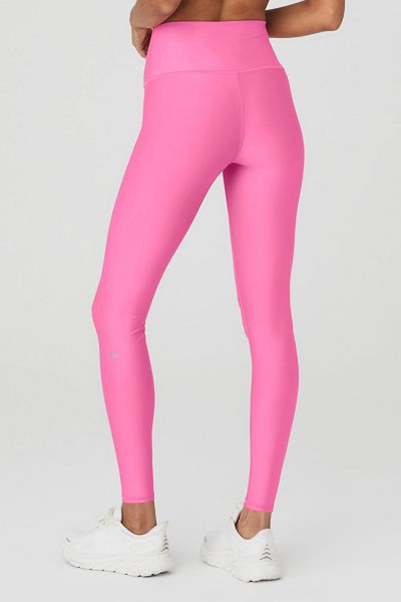 Leggings Alo Yoga 7/8 High-Cintura Airlift Feminino Rosa | 8452-BNYLH