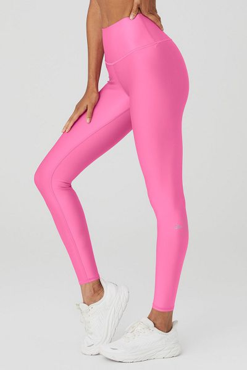 Leggings Alo Yoga 7/8 High-Cintura Airlift Feminino Rosa | 8452-BNYLH