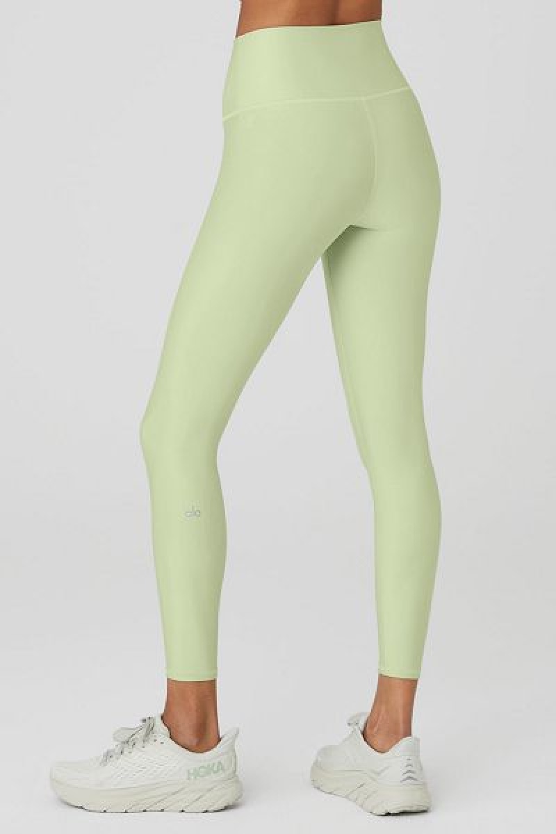 Leggings Alo Yoga 7/8 High-Cintura Airlift Feminino Verdes | 4867-BDPJH