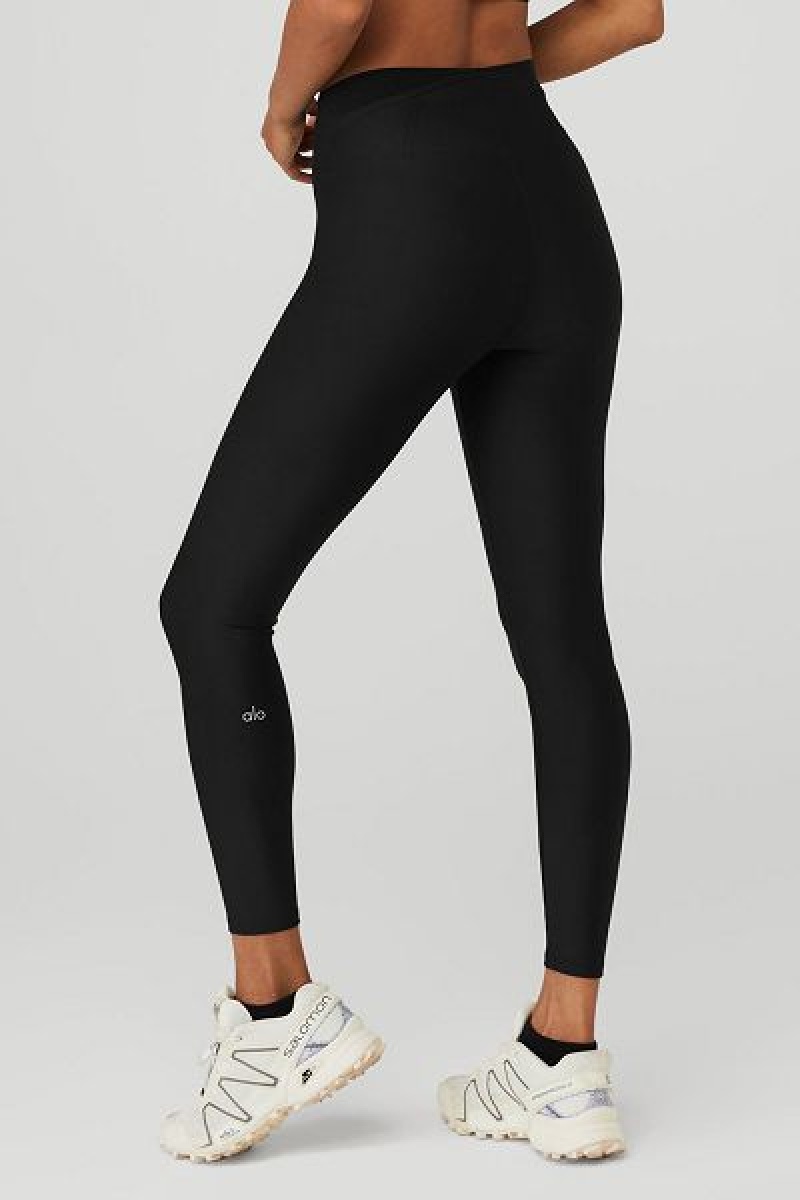 Leggings Alo Yoga Airlift High-Cintura 7/8 Corset Feminino Pretas | 3642-RDGBZ