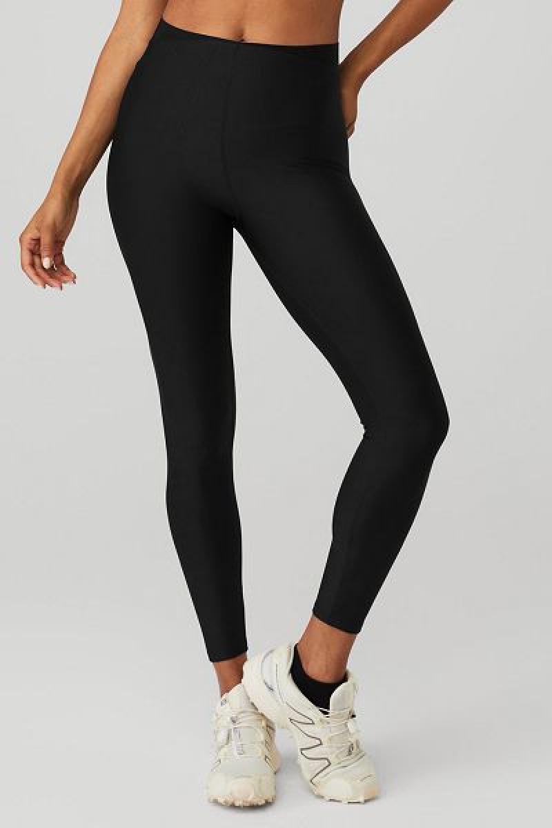 Leggings Alo Yoga Airlift High-Cintura 7/8 Corset Feminino Pretas | 3642-RDGBZ