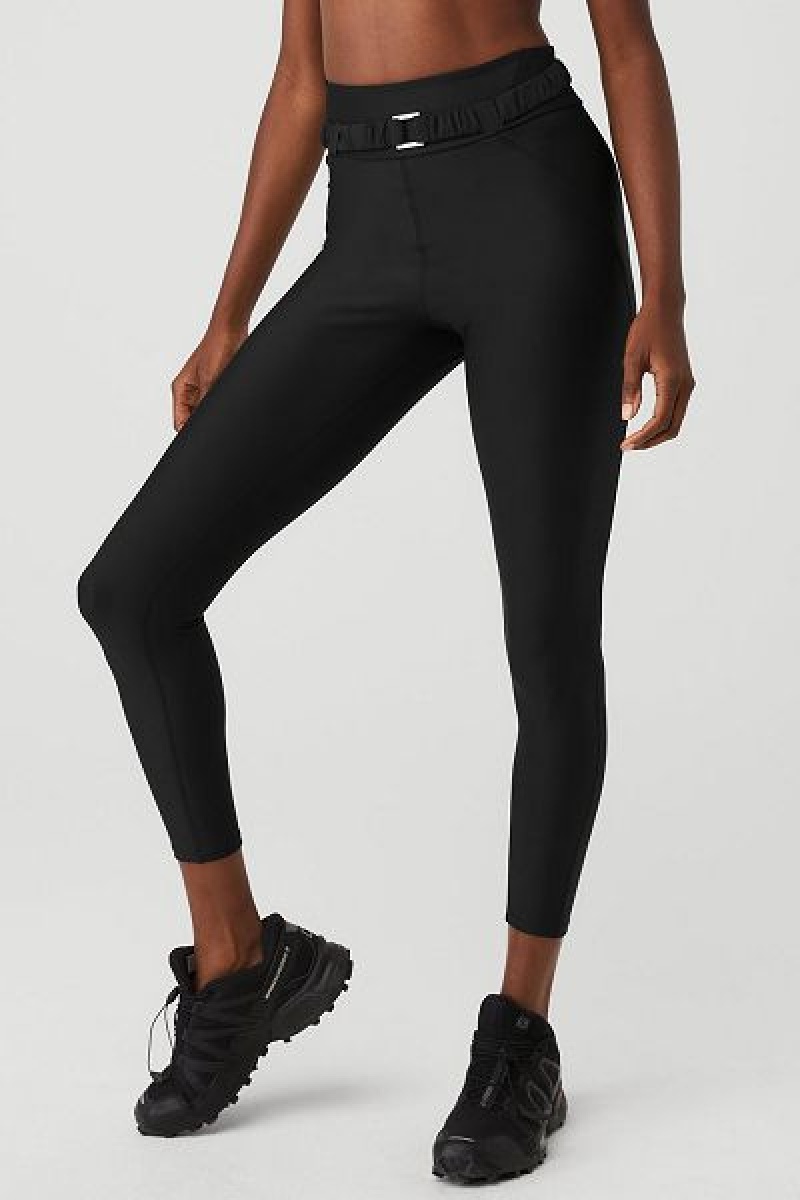 Leggings Alo Yoga Airlift High-Cintura 7/8 Charmer Feminino Pretas | 4506-MINDQ