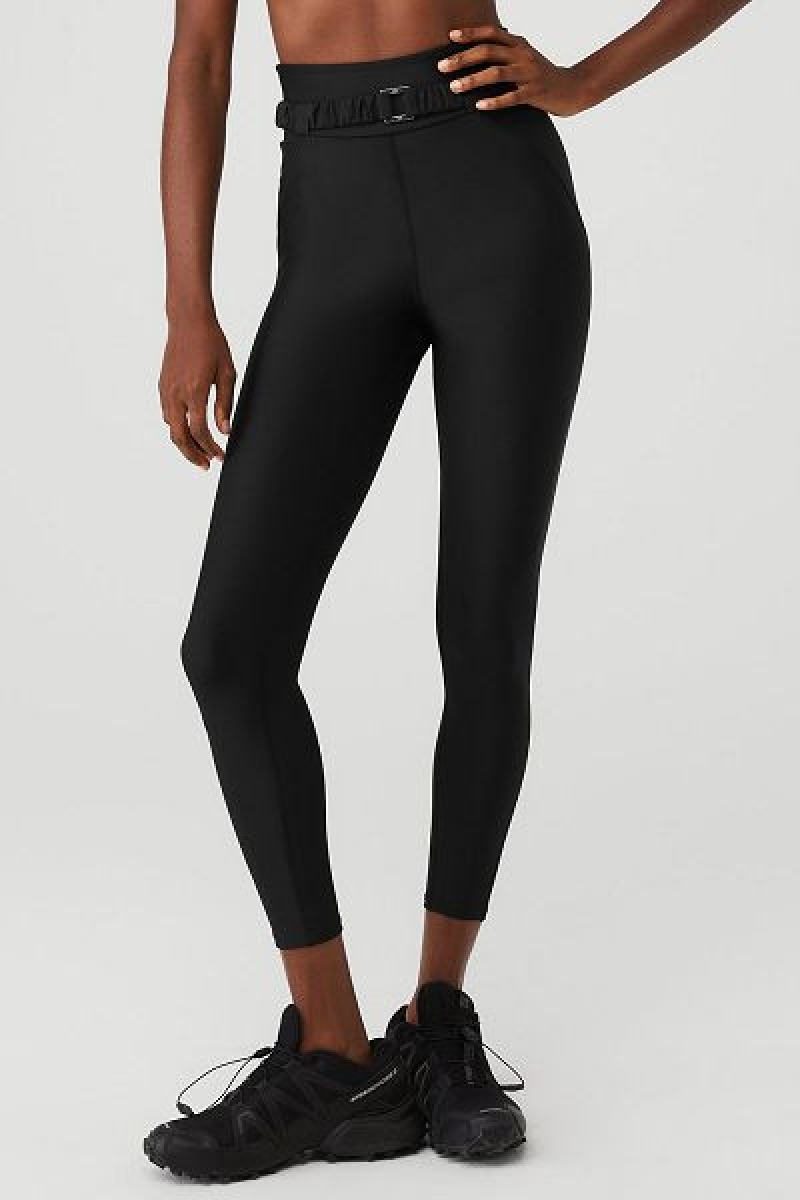 Leggings Alo Yoga Airlift High-Cintura 7/8 Charmer Feminino Pretas | 4506-MINDQ