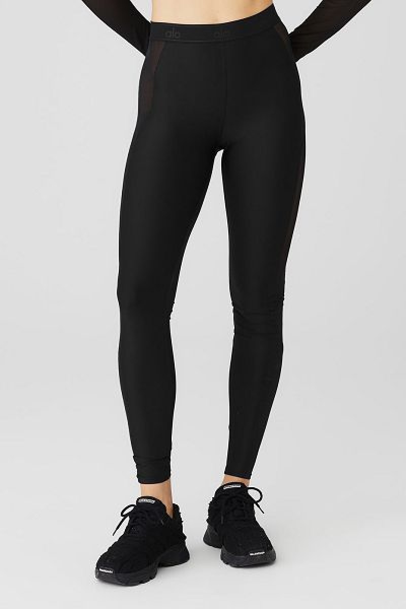 Leggings Alo Yoga Airlift High-Cintura Ballet Dream Feminino Pretas | 4307-ONWSD