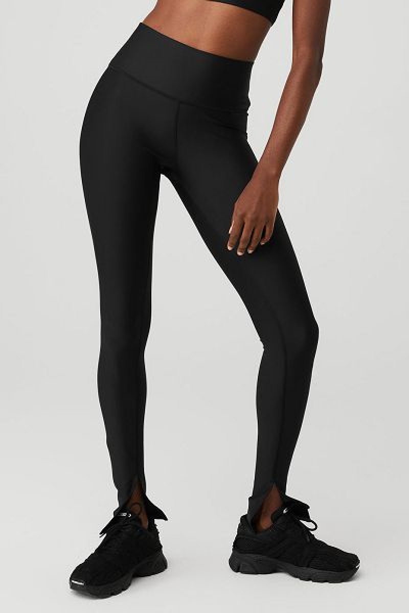 Leggings Alo Yoga Airlift High-Cintura Elongated Feminino Pretas | 4281-RAMFC