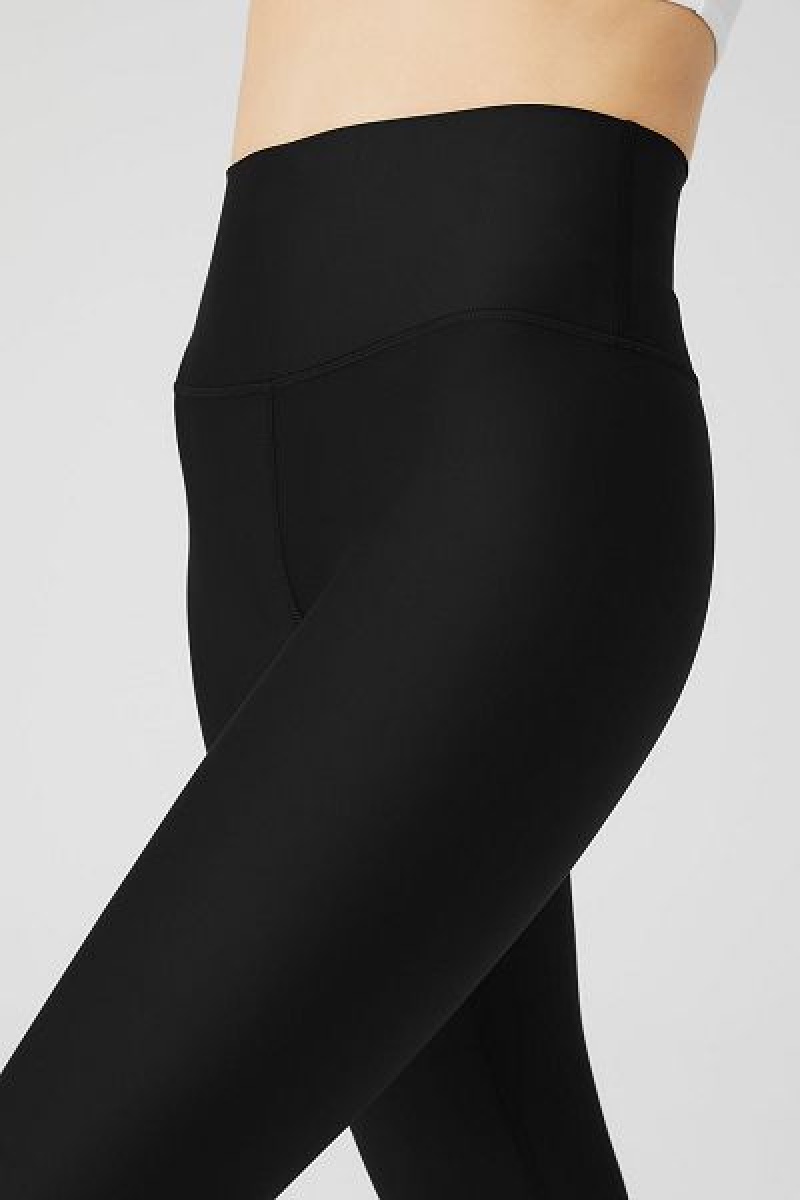 Leggings Alo Yoga Airlift Inverno Warm High-Cintura Feminino Pretas | 6839-ZWFUP