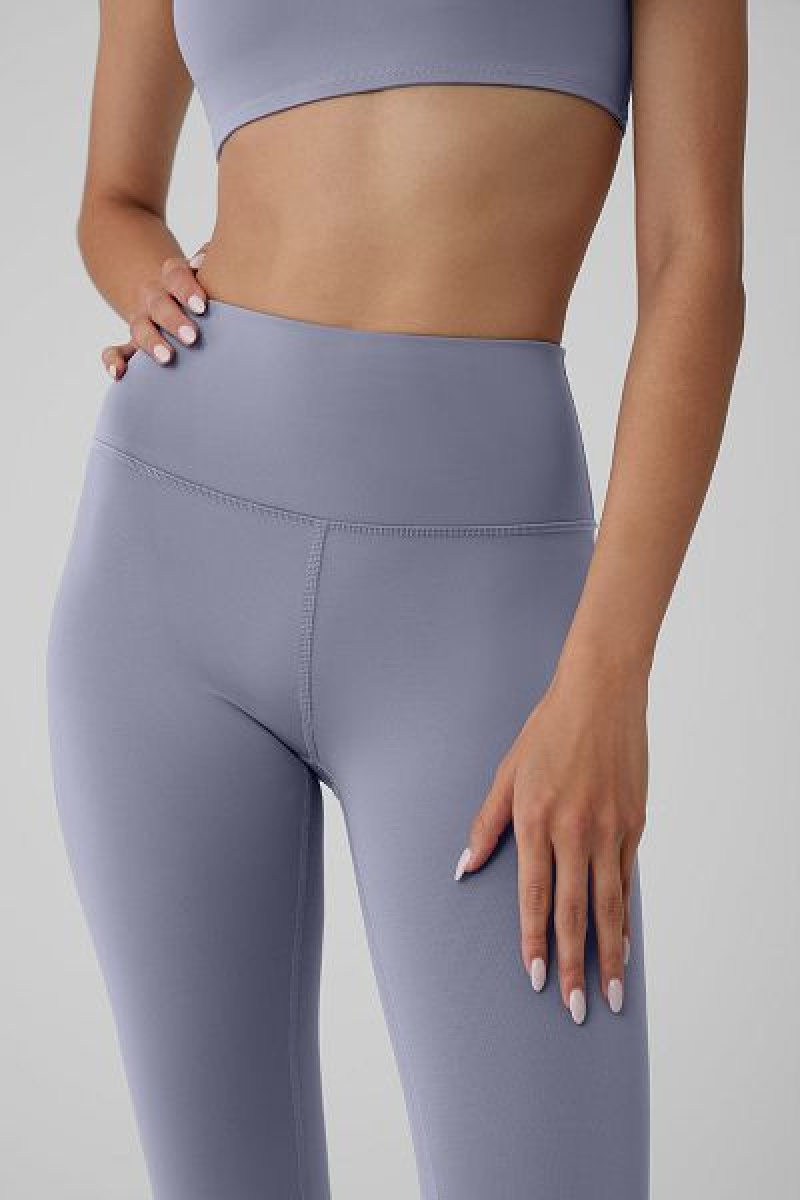 Leggings Alo Yoga Airlift Inverno Warm High-Cintura Feminino Azuis | 1438-RTNXS