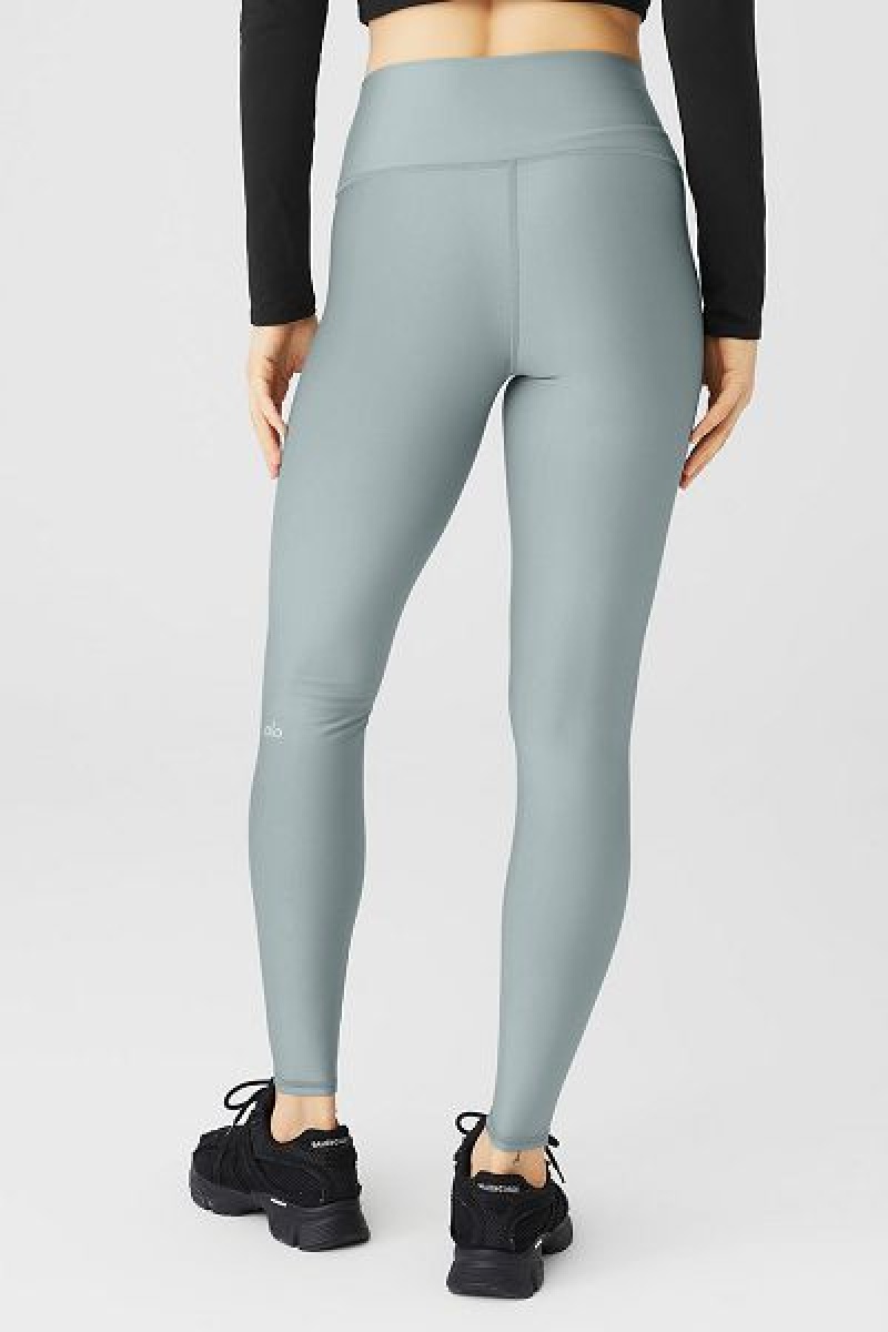 Leggings Alo Yoga Airlift Inverno Warm High-Cintura Feminino Cinzentas | 1207-XHIEN