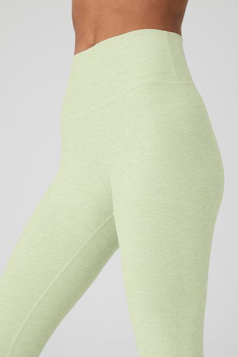 Leggings Alo Yoga Alosoft High-Cintura 7/8 Highlight Feminino Verdes | 5723-XJGUV