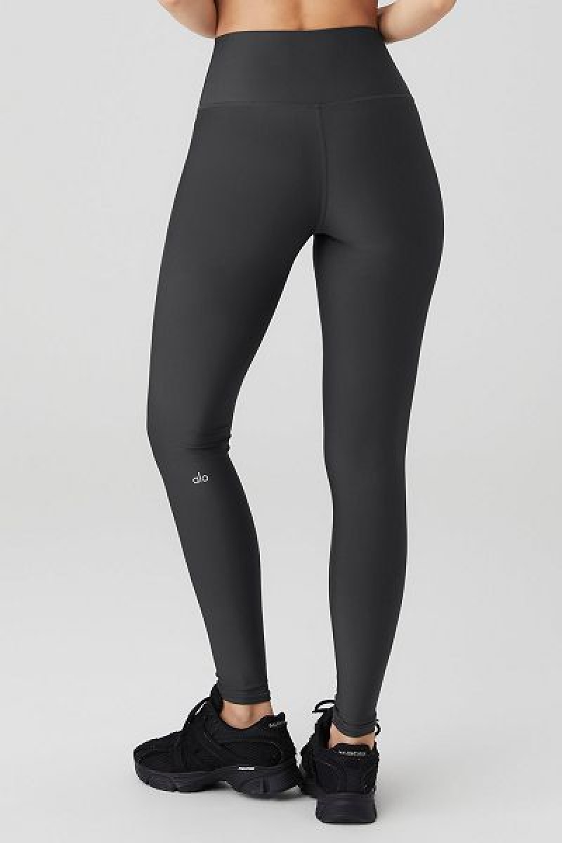 Leggings Alo Yoga High-Cintura Airlift Feminino Cinzentas Escuro | 0453-ORLCH