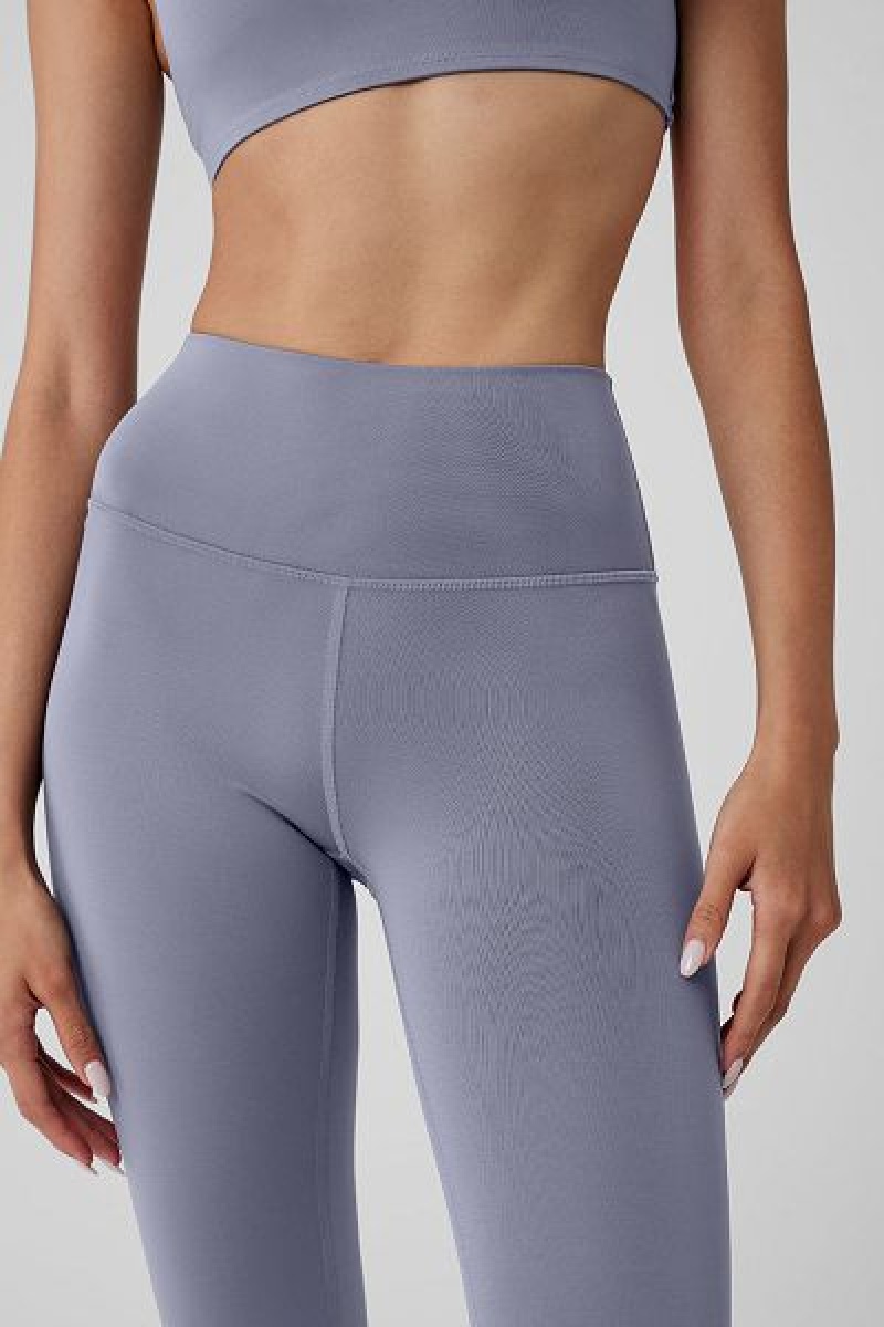 Leggings Alo Yoga High-Cintura Airlift Feminino Azuis | 4589-TXBHZ