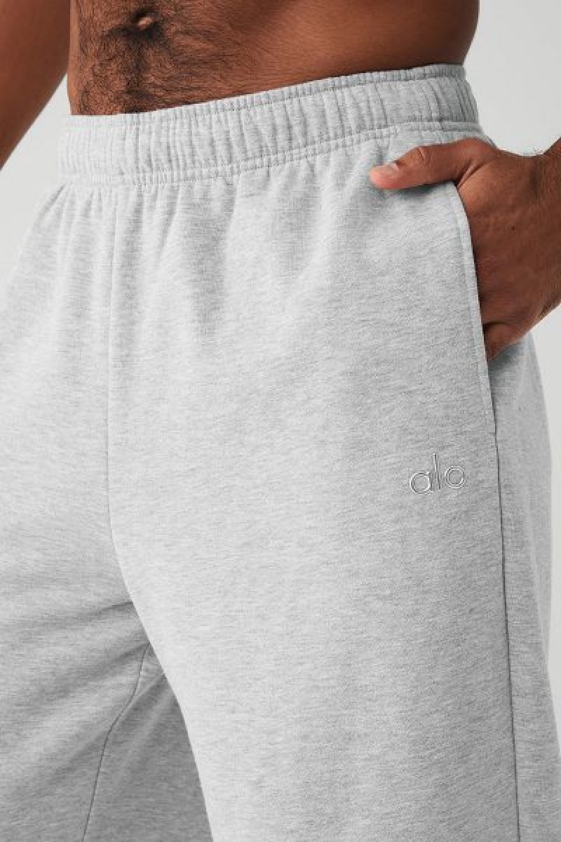 Moletons Alo Yoga Accolade Em Linha Reta Leg Masculino Cinzentas | 3158-ZNFDY