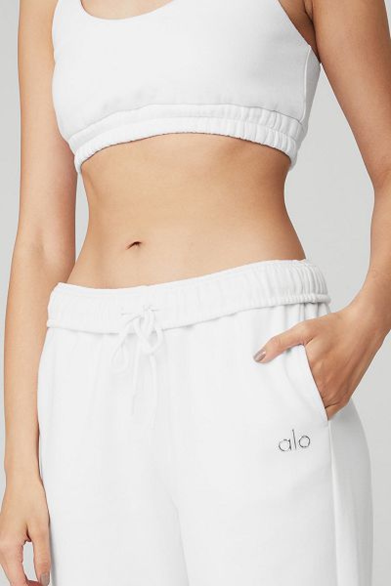 Moletons Alo Yoga Accolade Feminino Branco | 6475-VRAEJ