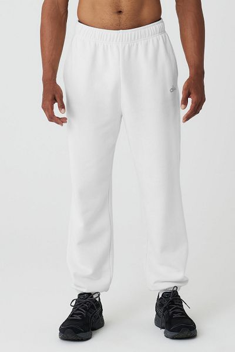 Moletons Alo Yoga Accolade Masculino Branco | 1273-ARIYZ