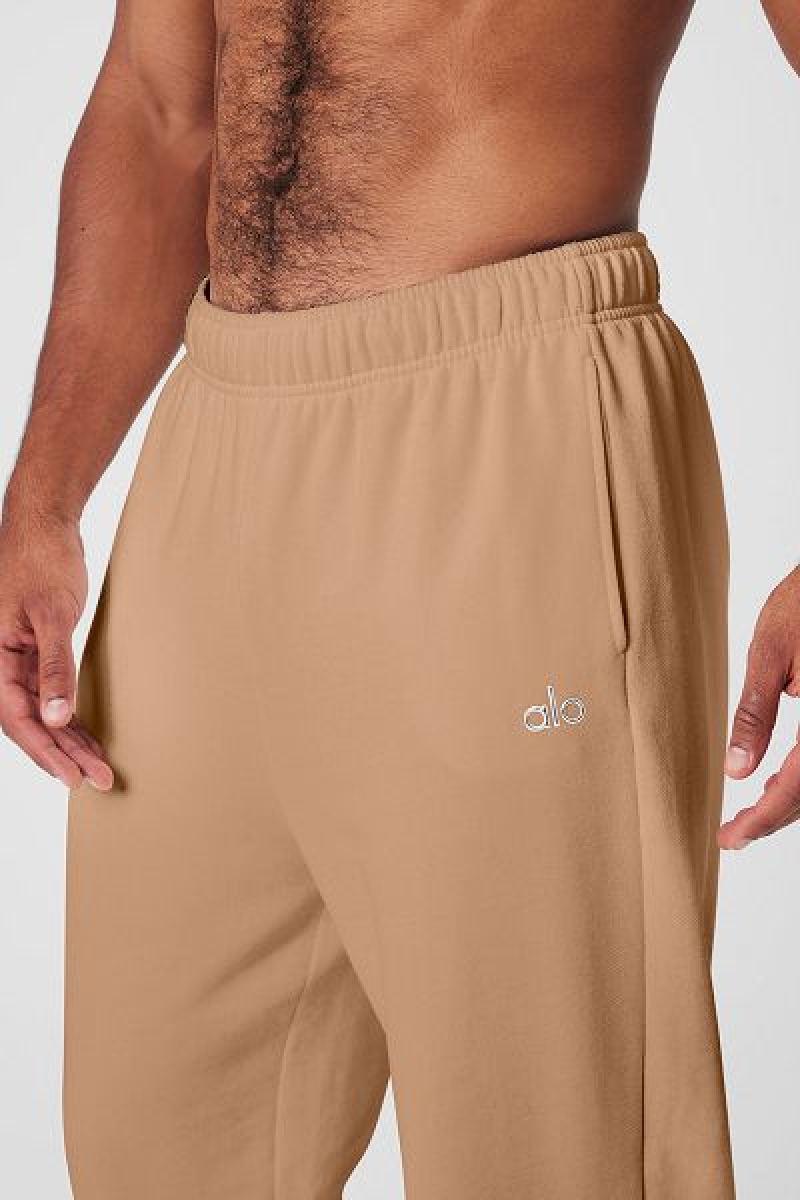 Moletons Alo Yoga Accolade Masculino Caqui | 1753-CHTNY