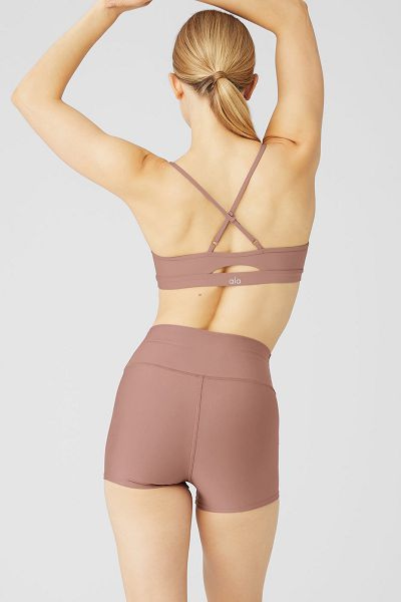 Sutiãs Alo Yoga Airlift Intrigue Feminino Rosa | 9078-JSPUN