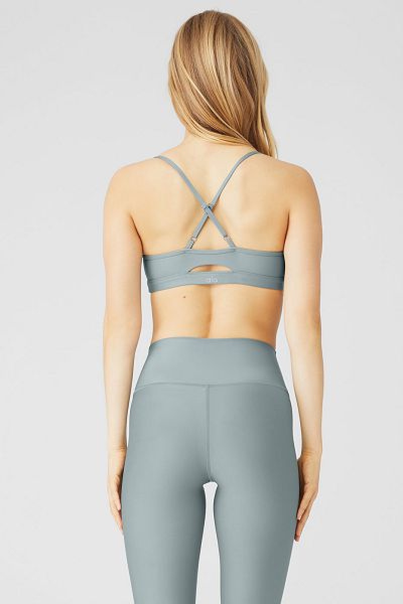 Sutiãs Alo Yoga Airlift Intrigue Feminino Cinzentas | 8951-VQWAK