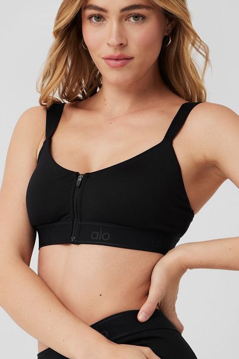 Sutiãs Alo Yoga Alosoft Molded Showcase Feminino Pretas | 3947-TEDUY