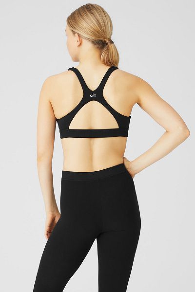 Sutiãs Alo Yoga Alosoft Show Stopper Feminino Pretas | 8527-BWDRQ