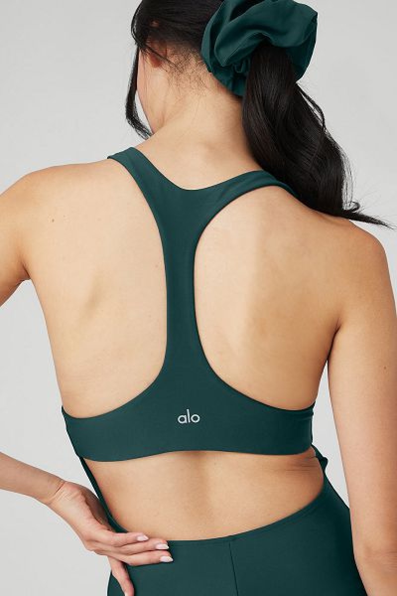 Vestido Alo Yoga Airlift Fly Feminino Verdes | 7046-ACQGJ